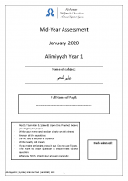 AY1 | Mid-Year | 2019-20