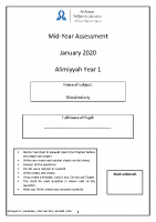 AY1 | Vocab | Mid-Year | 2019-20