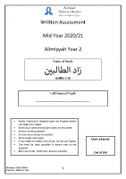 AY2| Zaad | Mid-Year | 2020-21