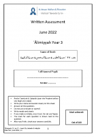 AY3 | Tur, Rahman, Waqiah | June 2022