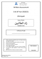 AY2 | Zaad | EOY | 2020-21